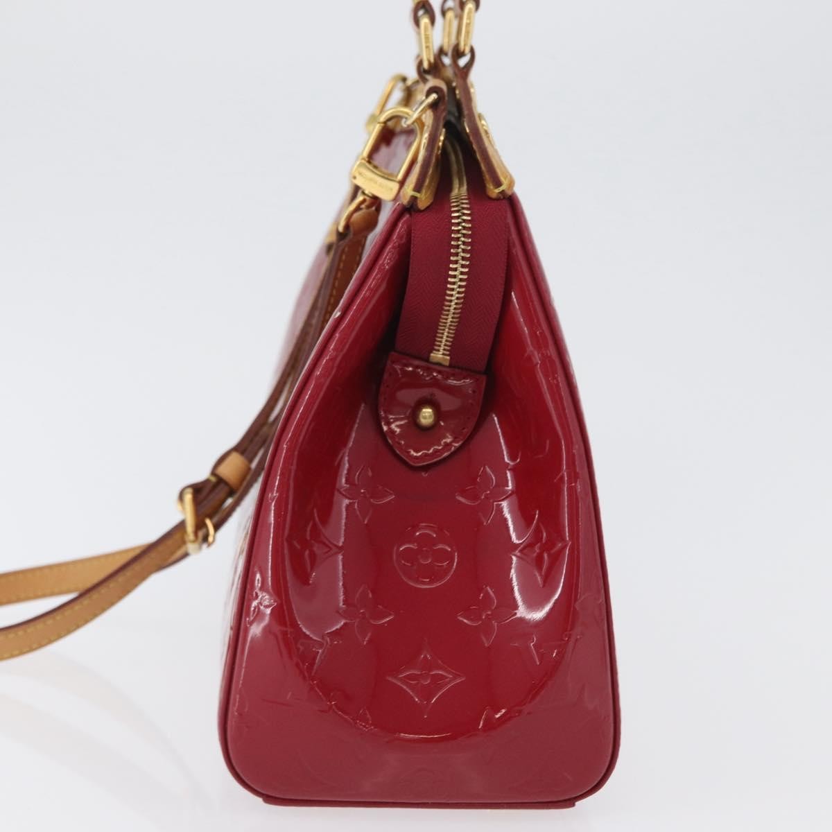 Louis Vuitton Blair Monogram Vernis Pink Patent_Leather Handbag (Pre-Owned)