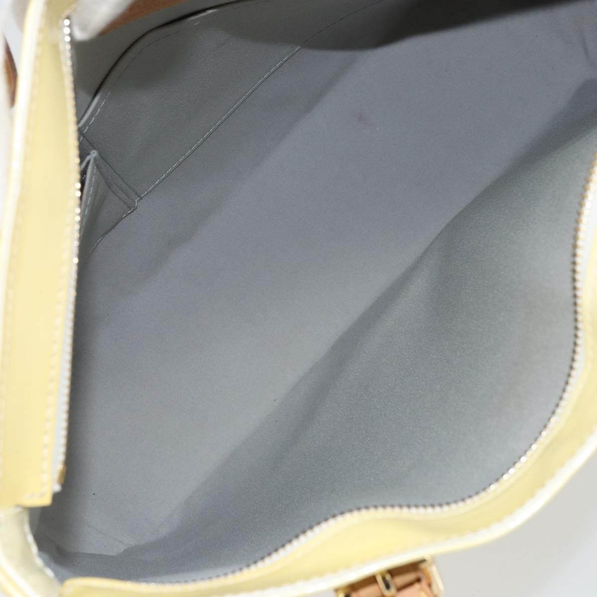 Louis Vuitton Brentwood Handbag Monogram Vernis Yellow Patent_Leather Tote Bag Bag (Pre-Owned)
