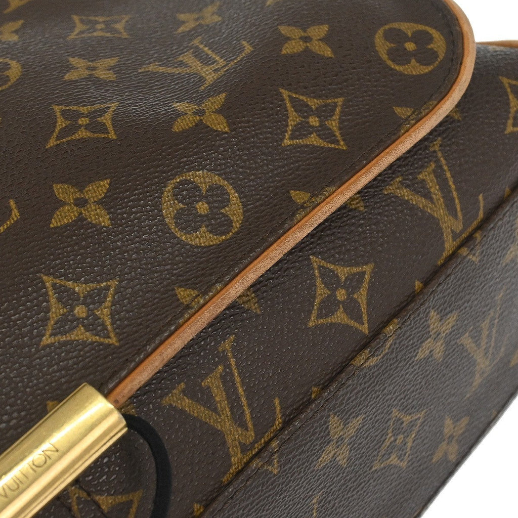 Louis Vuitton Abbesses Messenger Bag Monogram Canvas Brown Canvas Shoulder Bag Bag (Pre-Owned)