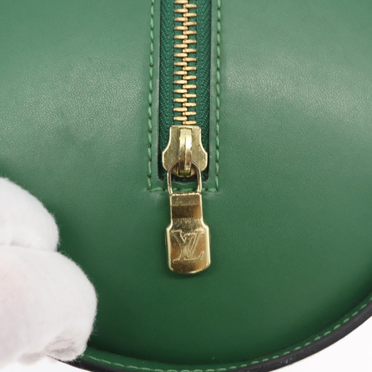 Louis Vuitton Soufflot Handbag Epi Leather Green Leather Handbag (Pre-Owned)