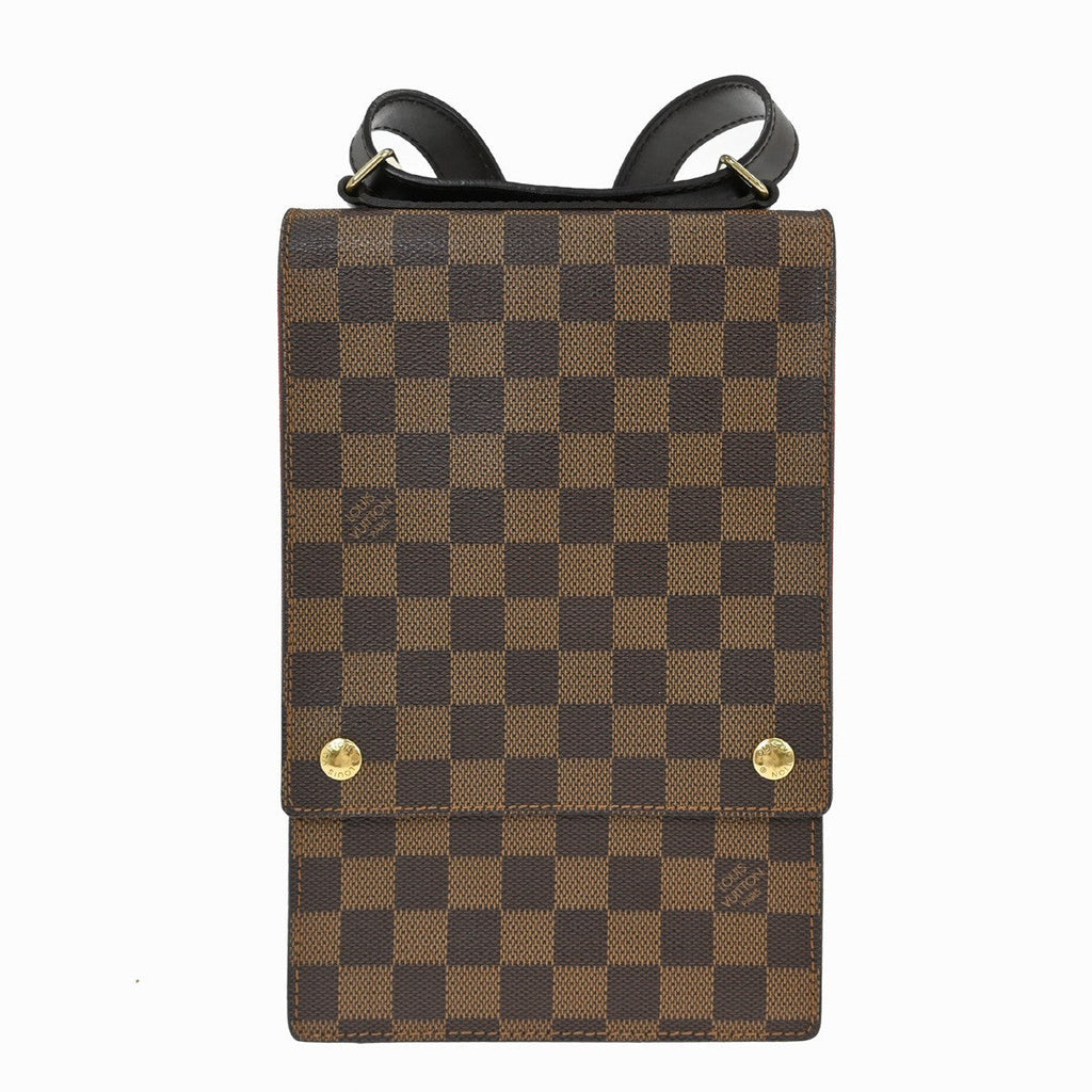 Louis Vuitton Portobello Messenger Damier Brown Canvas Shoulder Bag Bag (Pre-Owned)