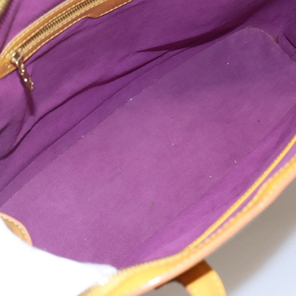 Louis Vuitton Lussac Handbag Epi Leather Yellow Leather Shoulder Bag Bag (Pre-Owned)