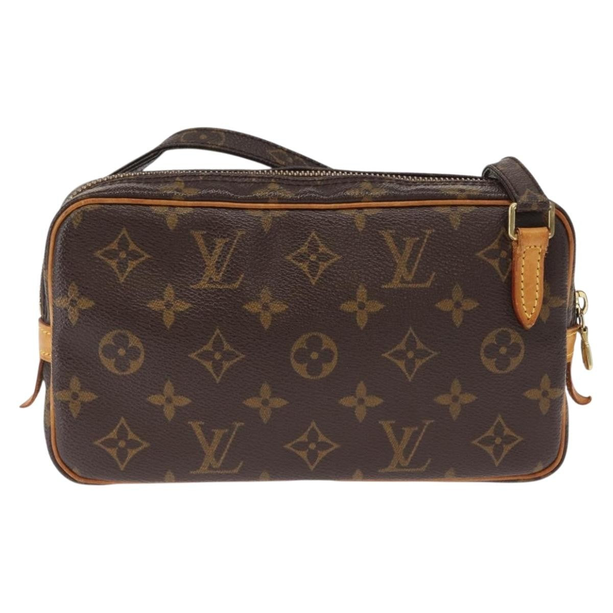 Louis Vuitton Pochette Marly Bandouliere Bag Monogram Canvas Brown Canvas Shoulder Bag Bag (Pre-Owned)
