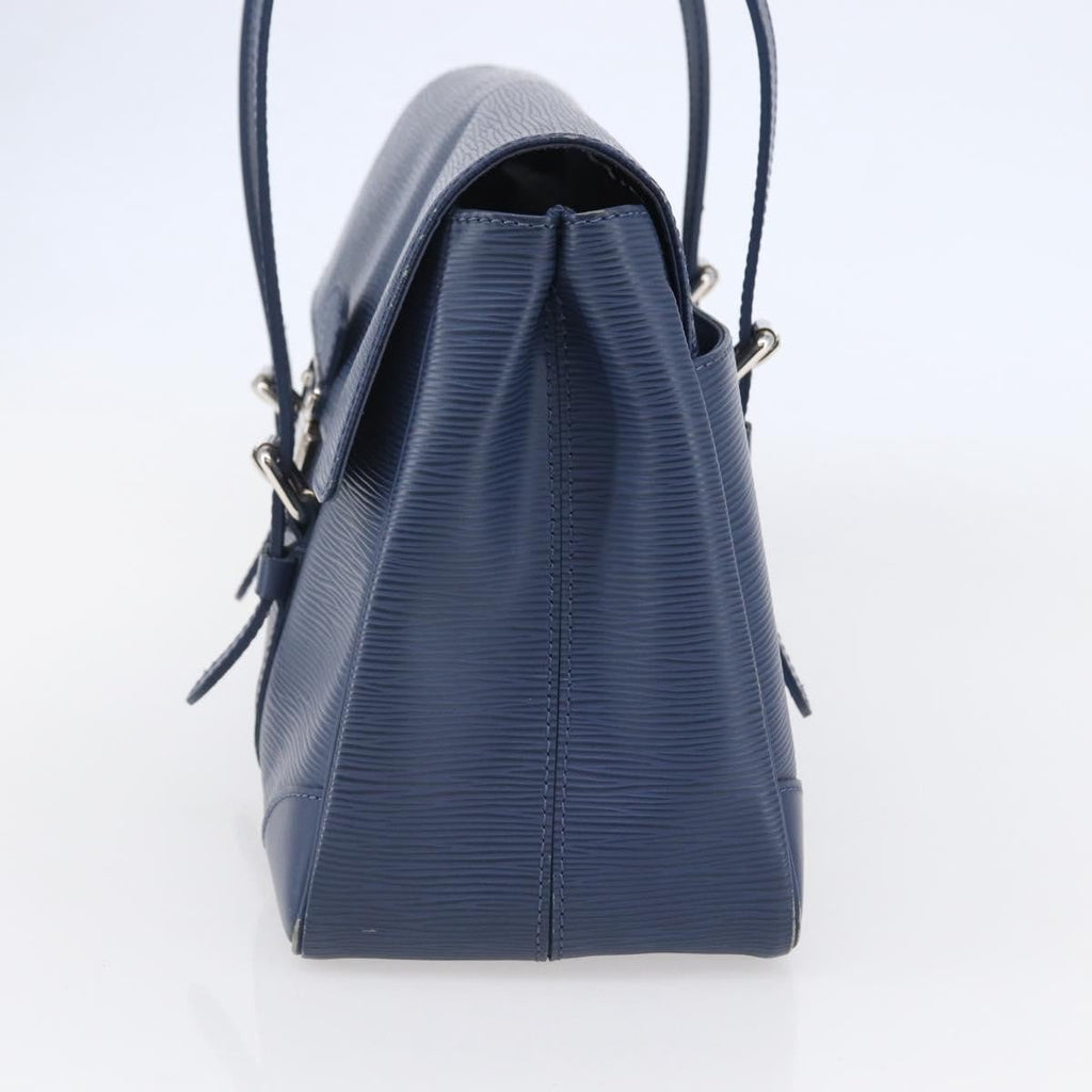 Louis Vuitton Segur Handbag Epi Leather Blue Leather Handbag (Pre-Owned)