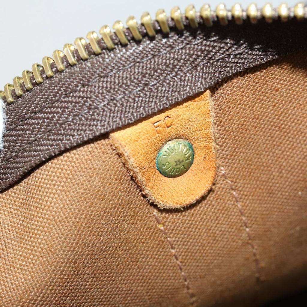 Louis Vuitton Keepall Bag Monogram Canvas Brown Canvas Travel Bag Bag (Pre-Owned)