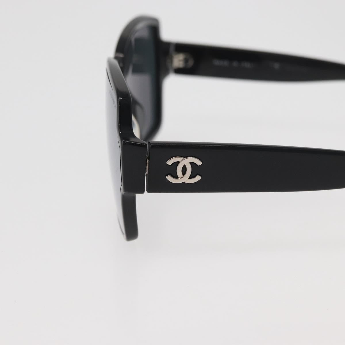 Chanel Logo Cc Sunglasses Plastic Black Plastic Sunglasse Accessory (Pre-Owned)
