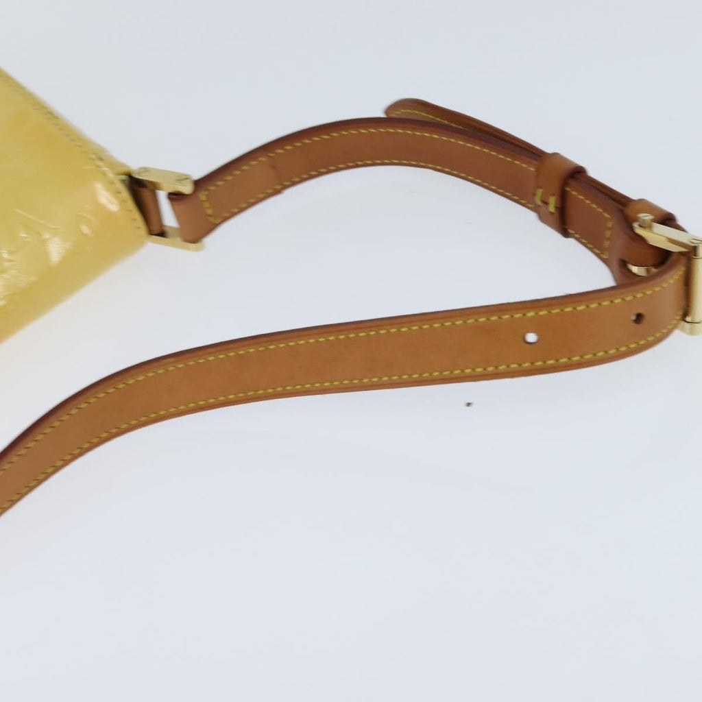 Louis Vuitton Thompson Street Handbag Monogram Vernis Yellow Patent_Leather Shoulder Bag Bag (Pre-Owned)