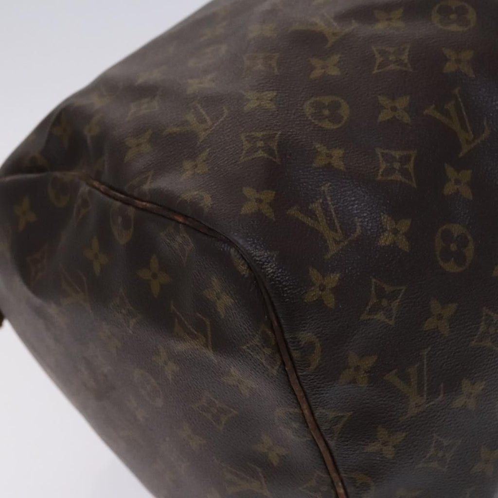 Louis Vuitton Keepall Bag Monogram Canvas Brown Canvas Travel Bag Bag (Pre-Owned)