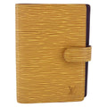 Louis Vuitton Agenda Cover Epi Leather Yellow Leather Wallets Accessory (Pre-Owned)
