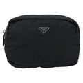 Prada Vintage Pouch Tessuto Black Nylon Clutche & Pouche Bag (Pre-Owned)
