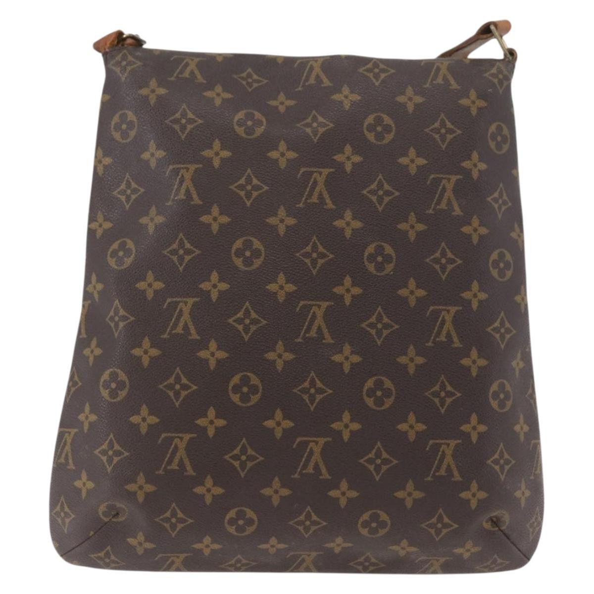 Louis Vuitton Musette Salsa Handbag Monogram Canvas Brown Canvas Shoulder Bag Bag (Pre-Owned)