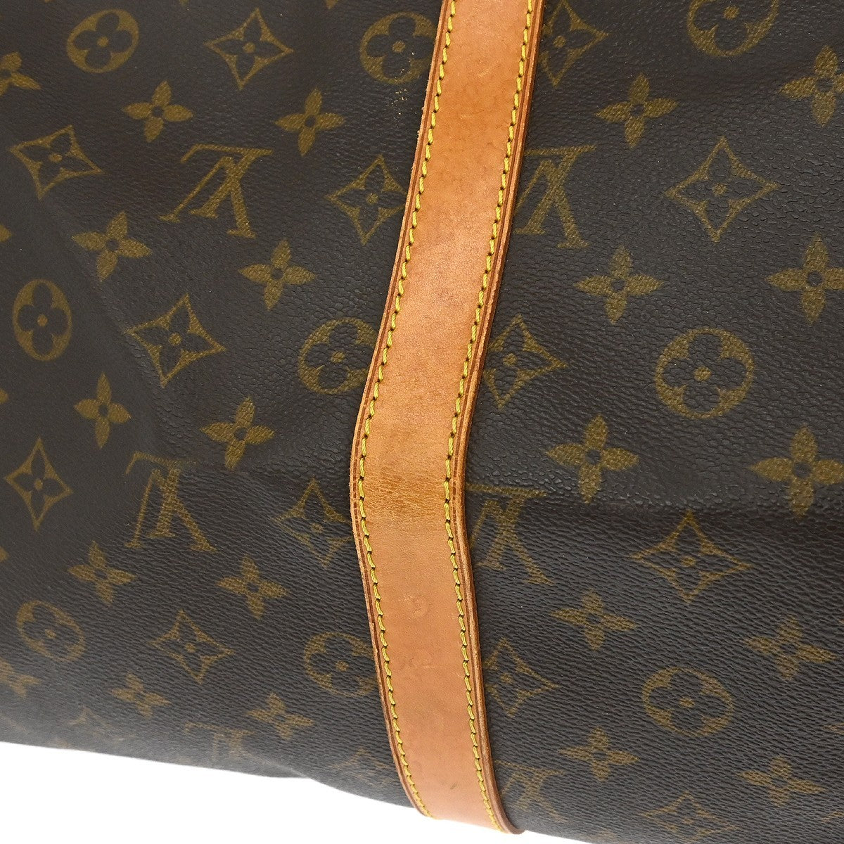 Louis Vuitton Keepall Bag Monogram Canvas Brown Canvas Travel Bag Bag (Pre-Owned)