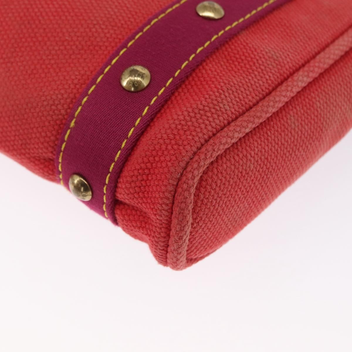 Louis Vuitton Antigua Tote Canvas Red Canvas Tote Bag Bag (Pre-Owned)