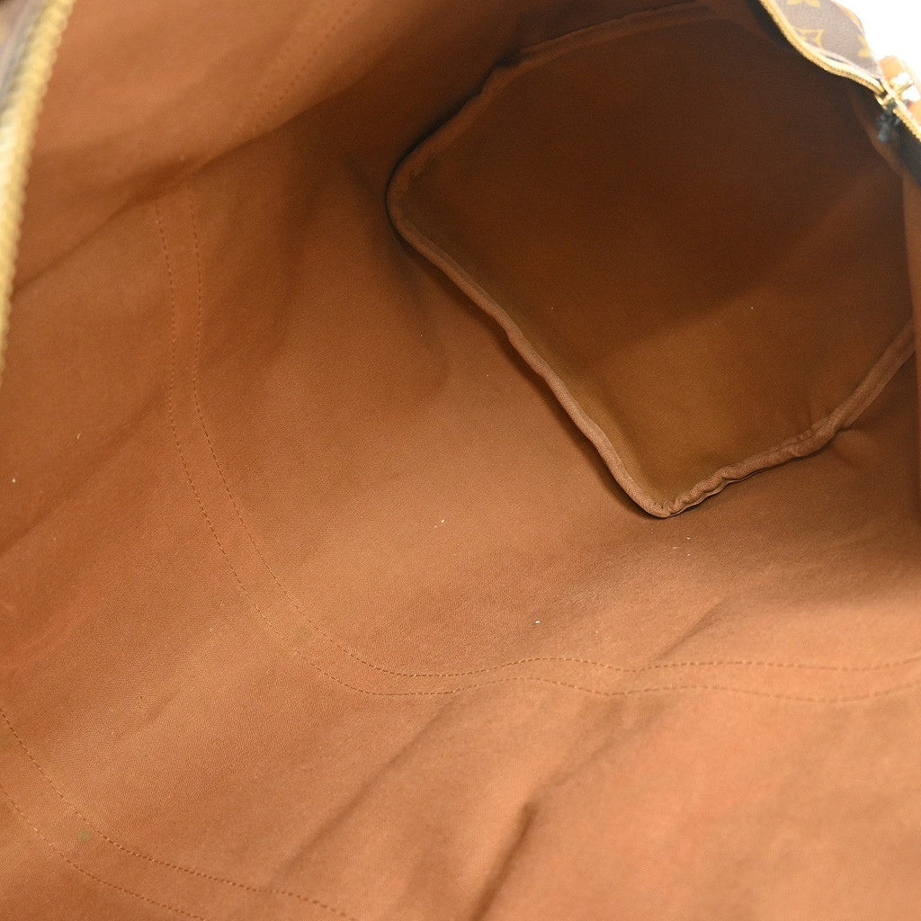 Louis Vuitton Keepall Bag Monogram Canvas Brown Canvas Travel Bag Bag (Pre-Owned)