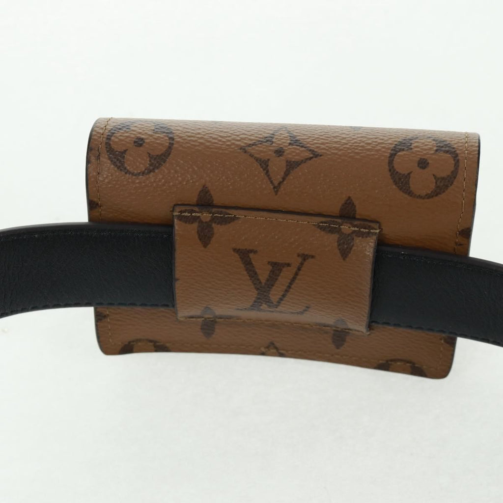 Louis Vuitton Daily Multi Pocket Belt Monogram Canvas Brown Canvas Wallets Accessory (Pre-Owned)