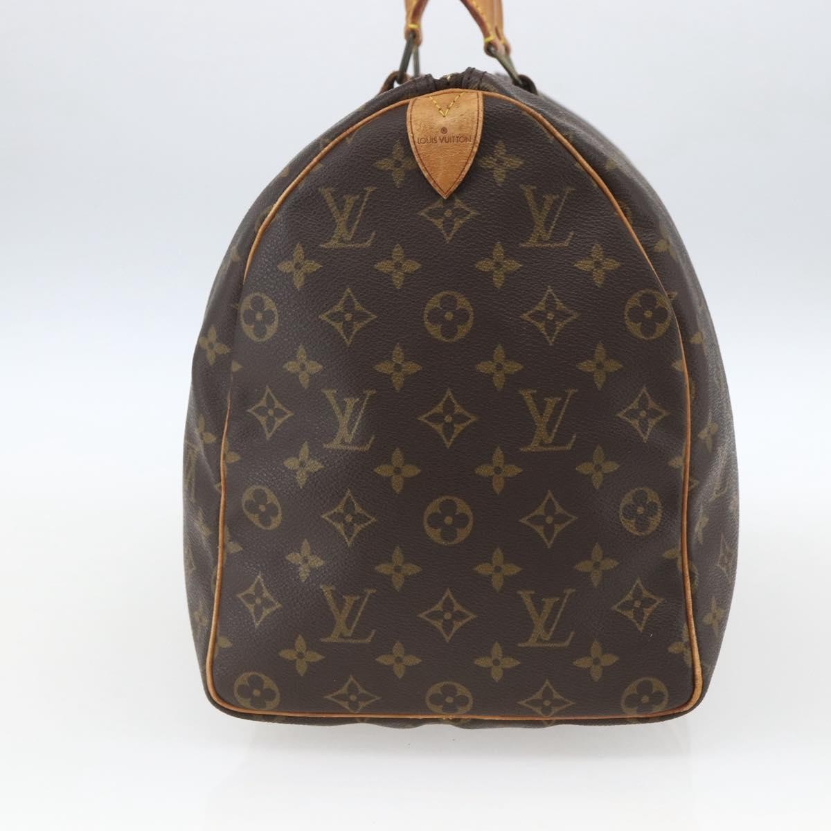 Louis Vuitton Keepall Bag Monogram Canvas Brown Canvas Travel Bag Bag (Pre-Owned)