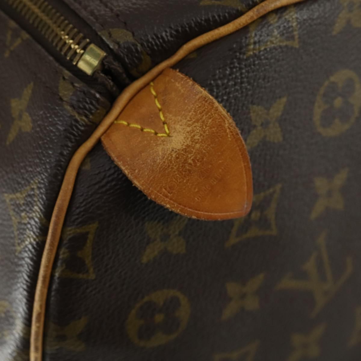 Louis Vuitton Keepall Bag Monogram Canvas Brown Canvas Travel Bag Bag (Pre-Owned)