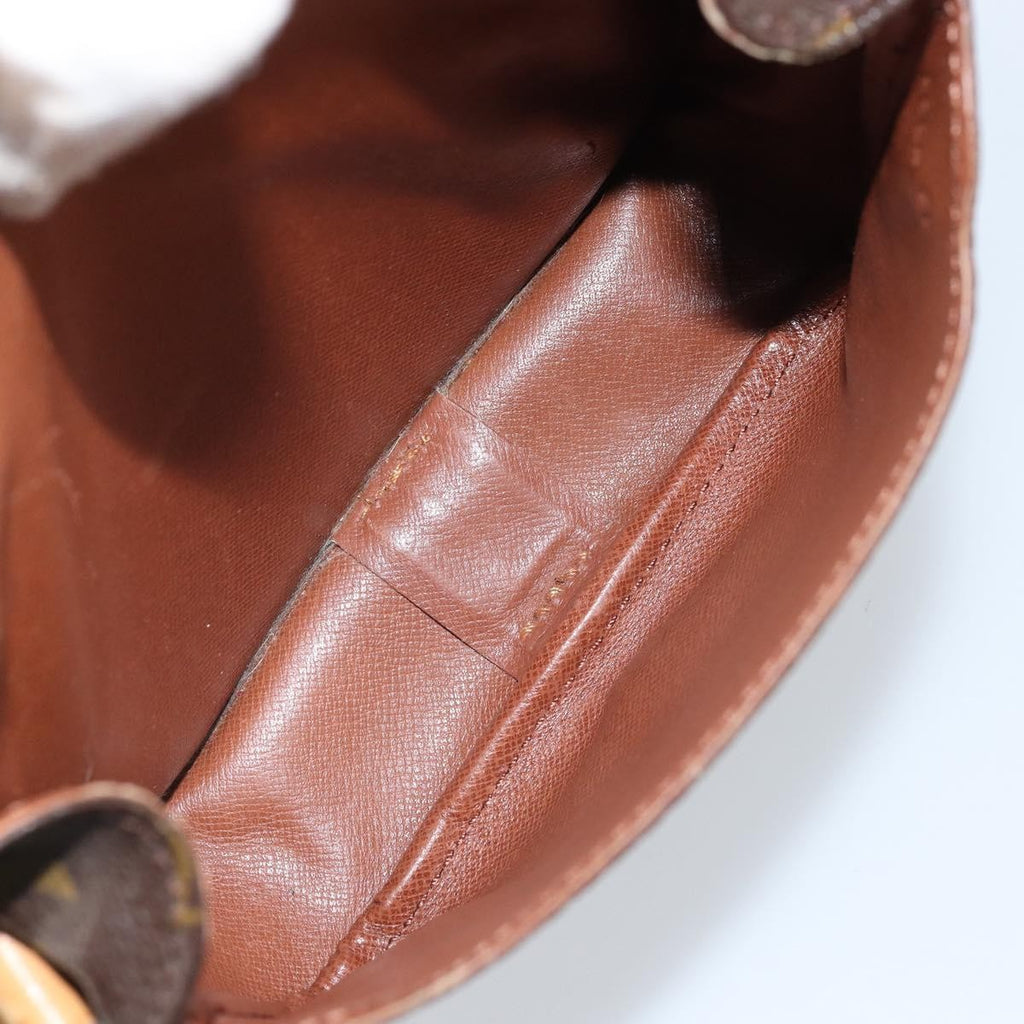 Louis Vuitton Cartouchiere Handbag Monogram Canvas Brown Canvas Shoulder Bag Bag (Pre-Owned)