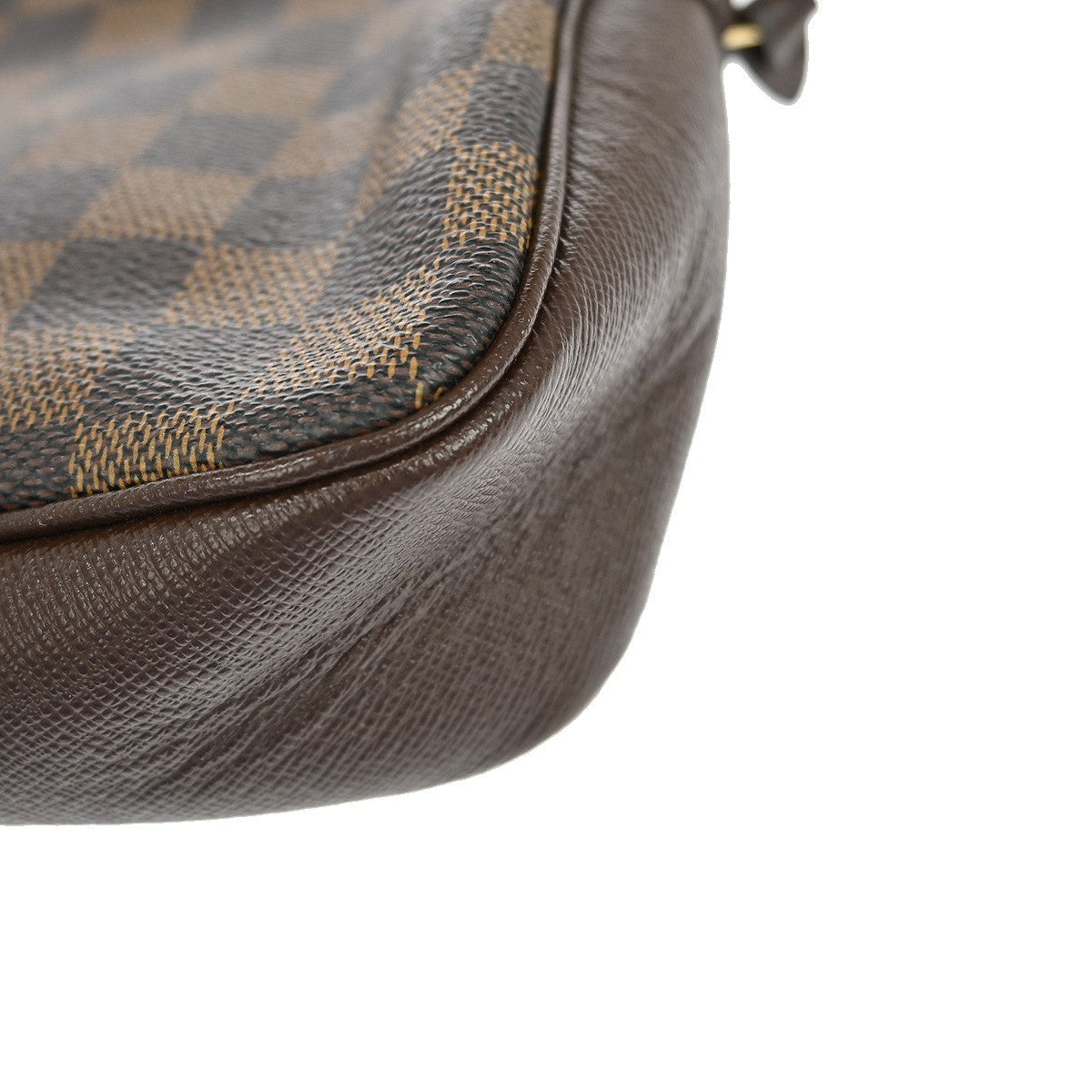 Louis Vuitton Trousse Make Up Bag Damier Canvas Brown Canvas Clutche & Pouche Bag (Pre-Owned)