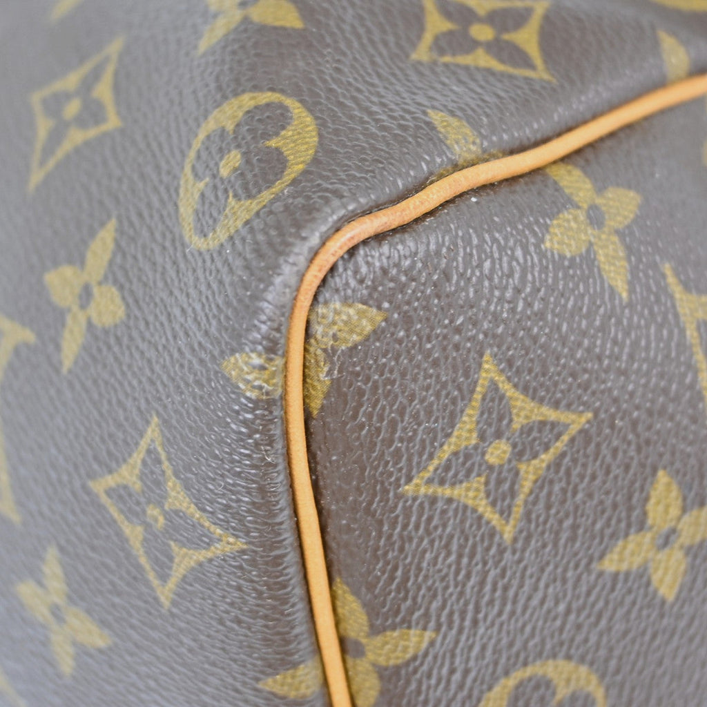 Louis Vuitton Keepall Bag Monogram Canvas Brown Canvas Travel Bag Bag (Pre-Owned)