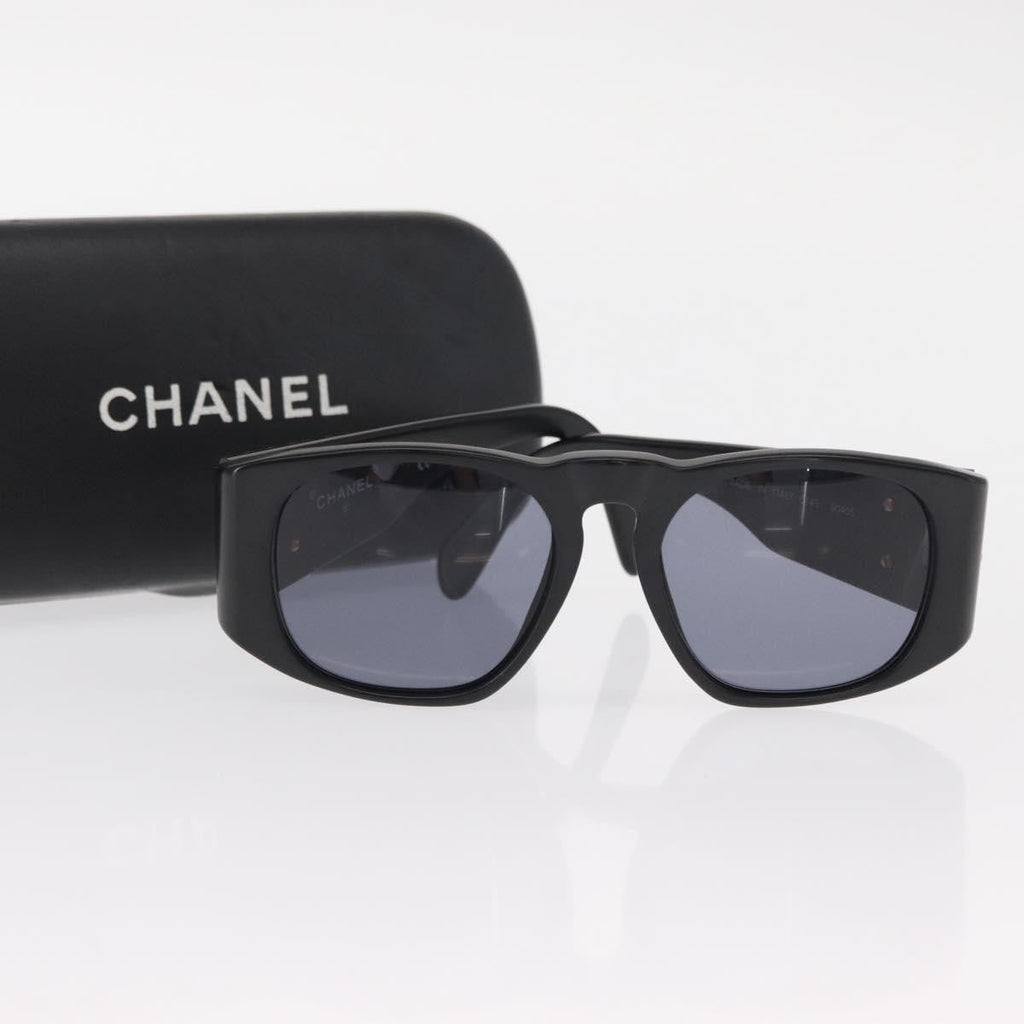 Chanel Logo Cc Sunglasses Plastic Black Plastic Sunglasse Accessory (Pre-Owned)