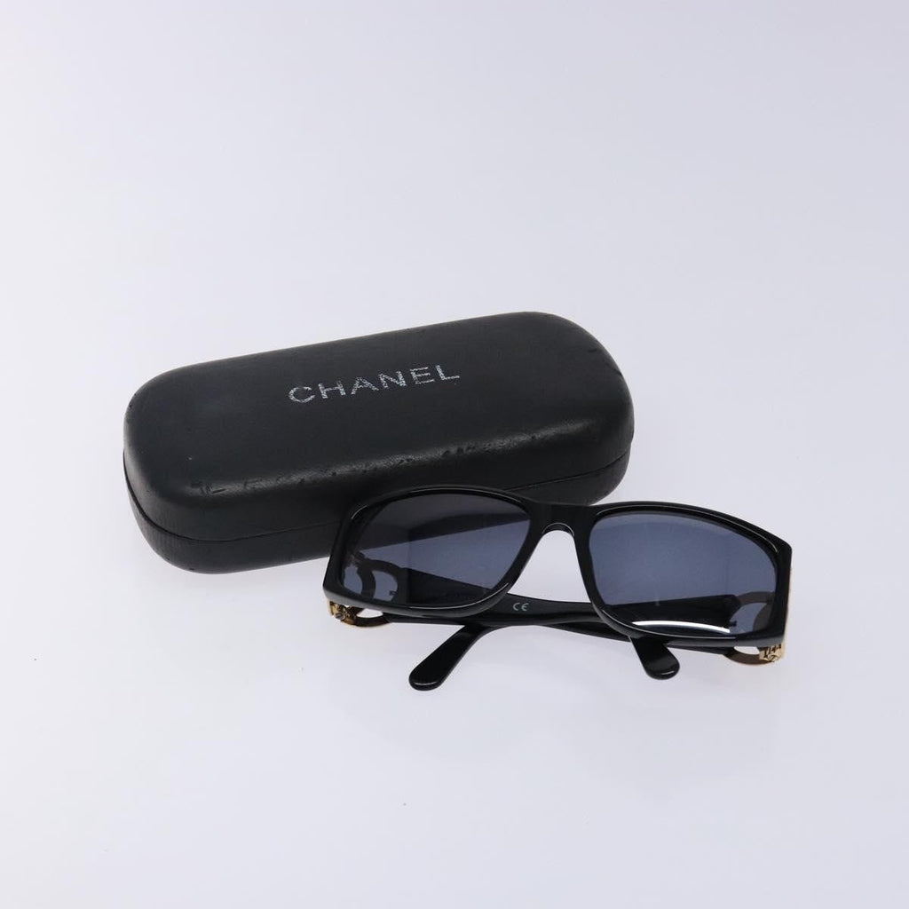 Chanel Logo Cc Sunglasses Plastic Black Plastic Sunglasse Accessory (Pre-Owned)