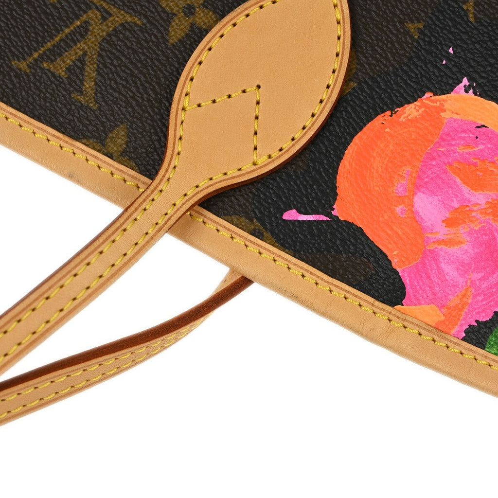Louis Vuitton Neverfull Nm Tote Limited Edition Printed Canvas Brown Canvas Tote Bag Bag (Pre-Owned)