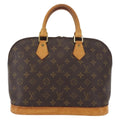 Louis Vuitton Alma Handbag Monogram Canvas Brown Canvas Handbag (Pre-Owned)