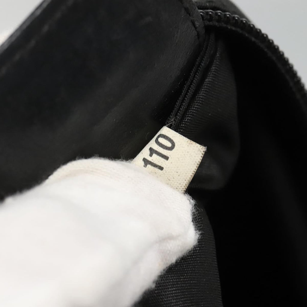 Prada Flat Messenger Bag Tessuto Black Nylon Shoulder Bag Bag (Pre-Owned)