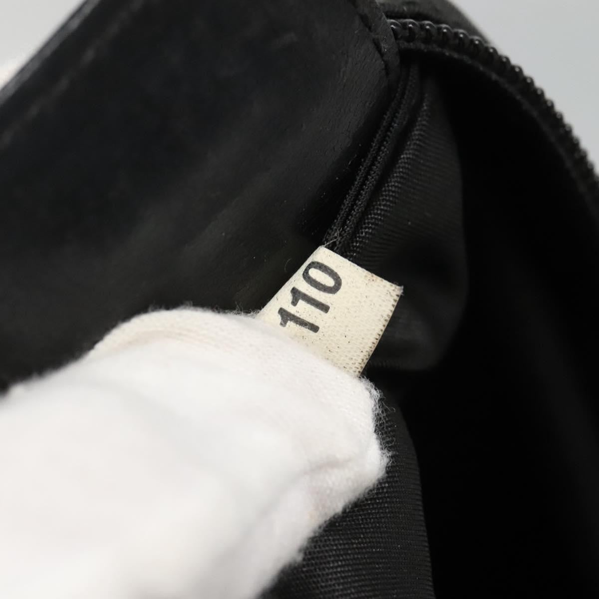 Prada Flat Messenger Bag Tessuto Black Nylon Shoulder Bag Bag (Pre-Owned)
