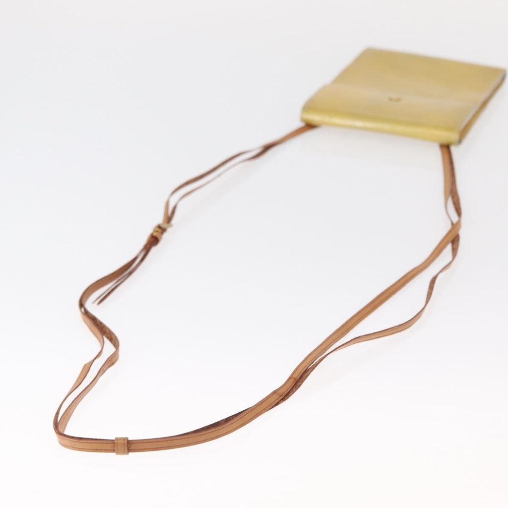 Louis Vuitton Mott Handbag Monogram Vernis Beige Patent_Leather Clutche & Pouche Bag (Pre-Owned)