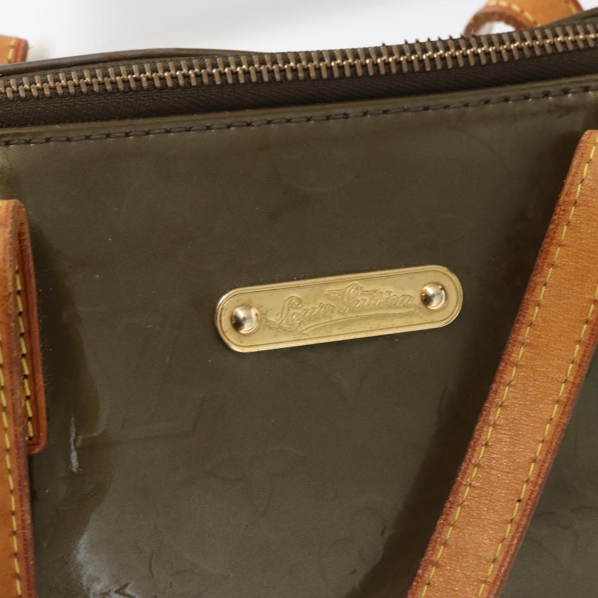 Louis Vuitton Bellevue Handbag Monogram Vernis Brown Patent_Leather Tote Bag Bag (Pre-Owned)