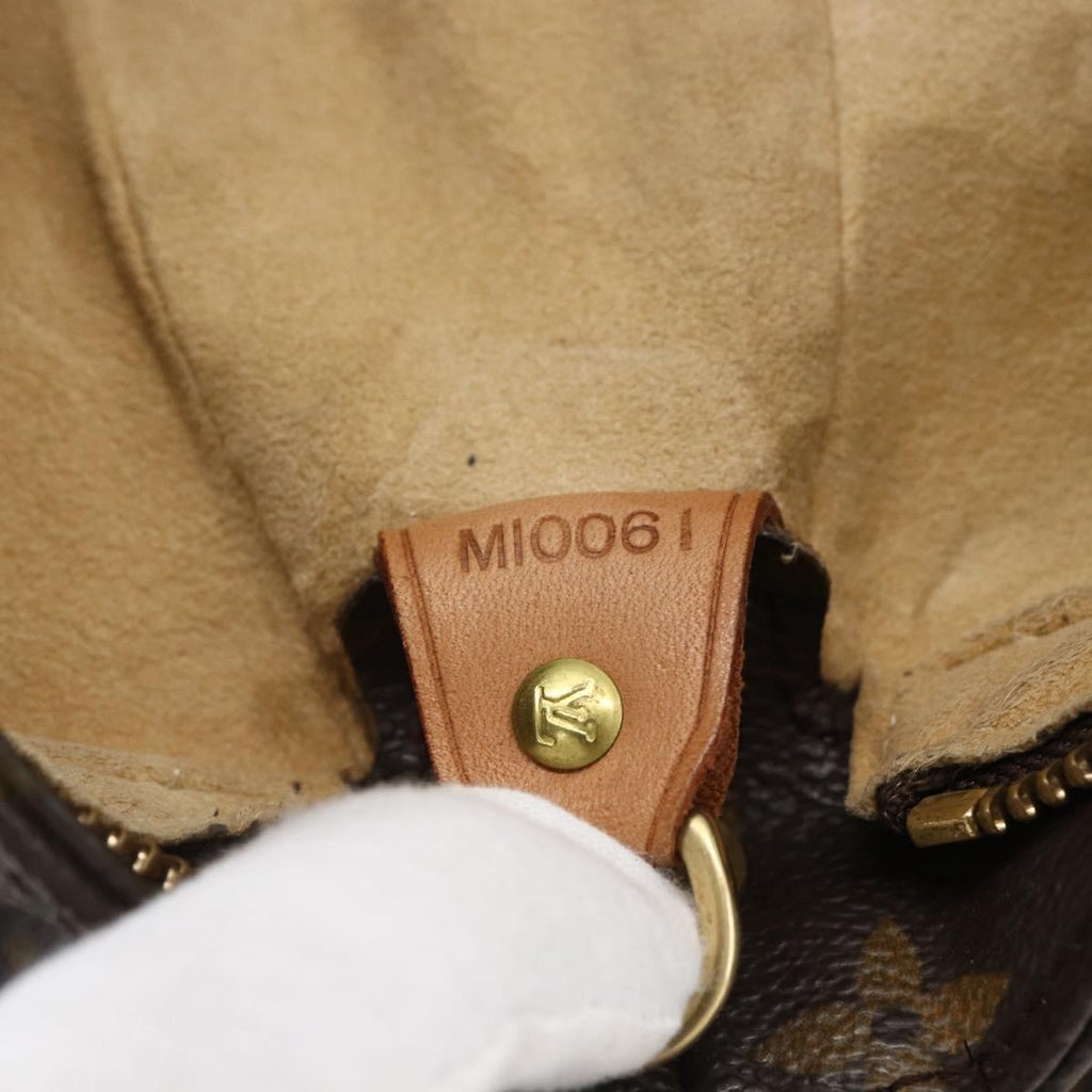 Louis Vuitton Monogram Looping Handbag Monogram Canvas Brown Canvas Shoulder Bag Bag (Pre-Owned)