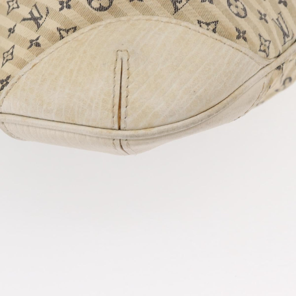 Louis Vuitton Marina Handbag Mini Lin Croisette Beige Canvas Handbag (Pre-Owned)