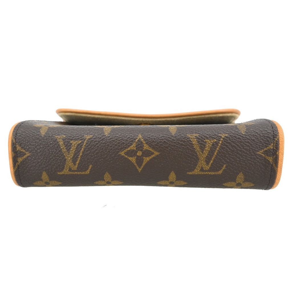 Louis Vuitton Florentine Waist Bag Monogram Canvas Brown Canvas Clutche & Pouche Bag (Pre-Owned)