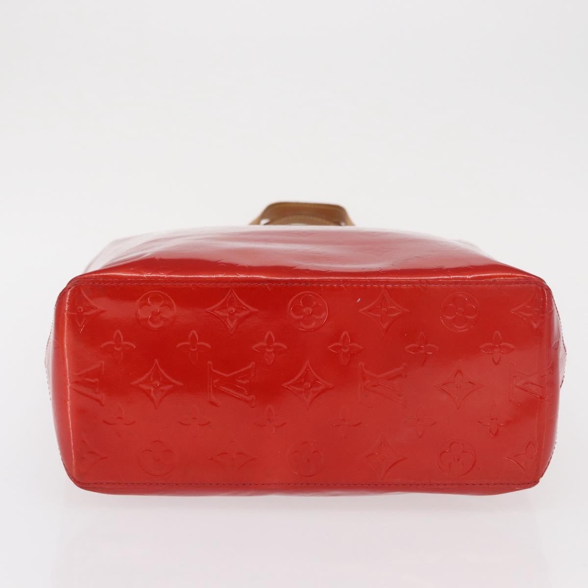 Louis Vuitton Reade Handbag Monogram Vernis Red Patent_Leather Handbag (Pre-Owned)