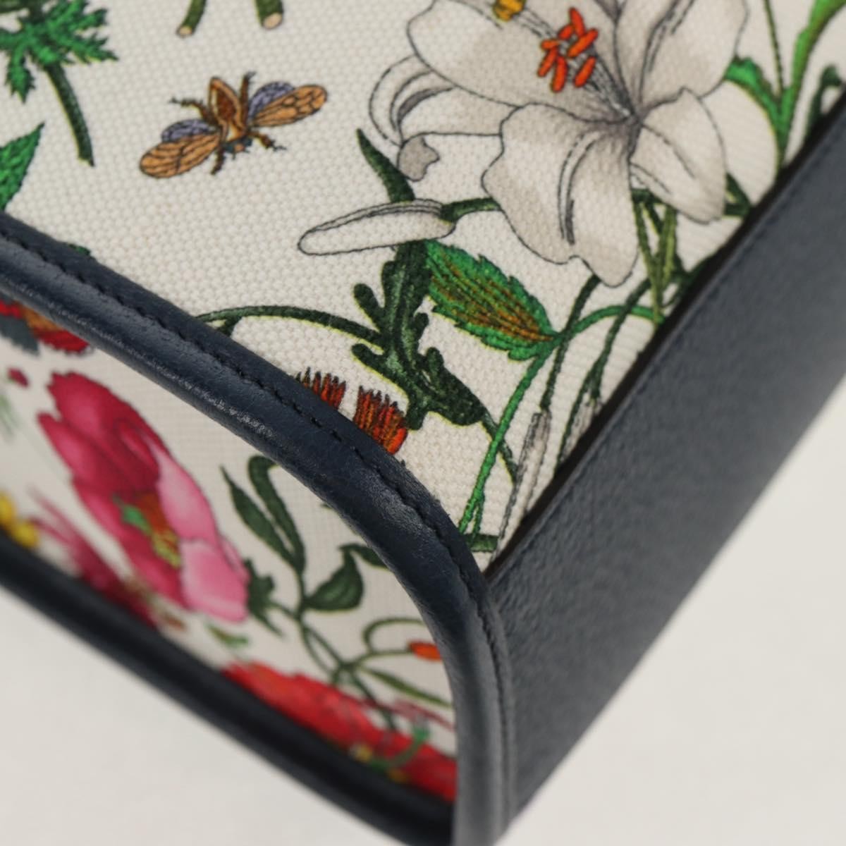 Gucci Flora Canvas Multicolour Canvas Tote Bag Bag (Pre-Owned)
