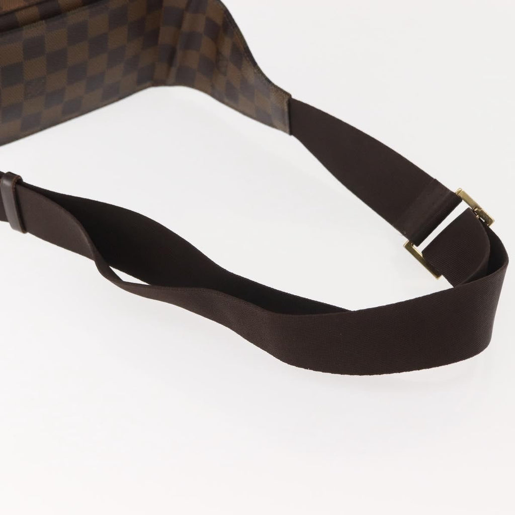 Louis Vuitton Geronimos Waist Bag Damier Brown Canvas Shoulder Bag Bag (Pre-Owned)
