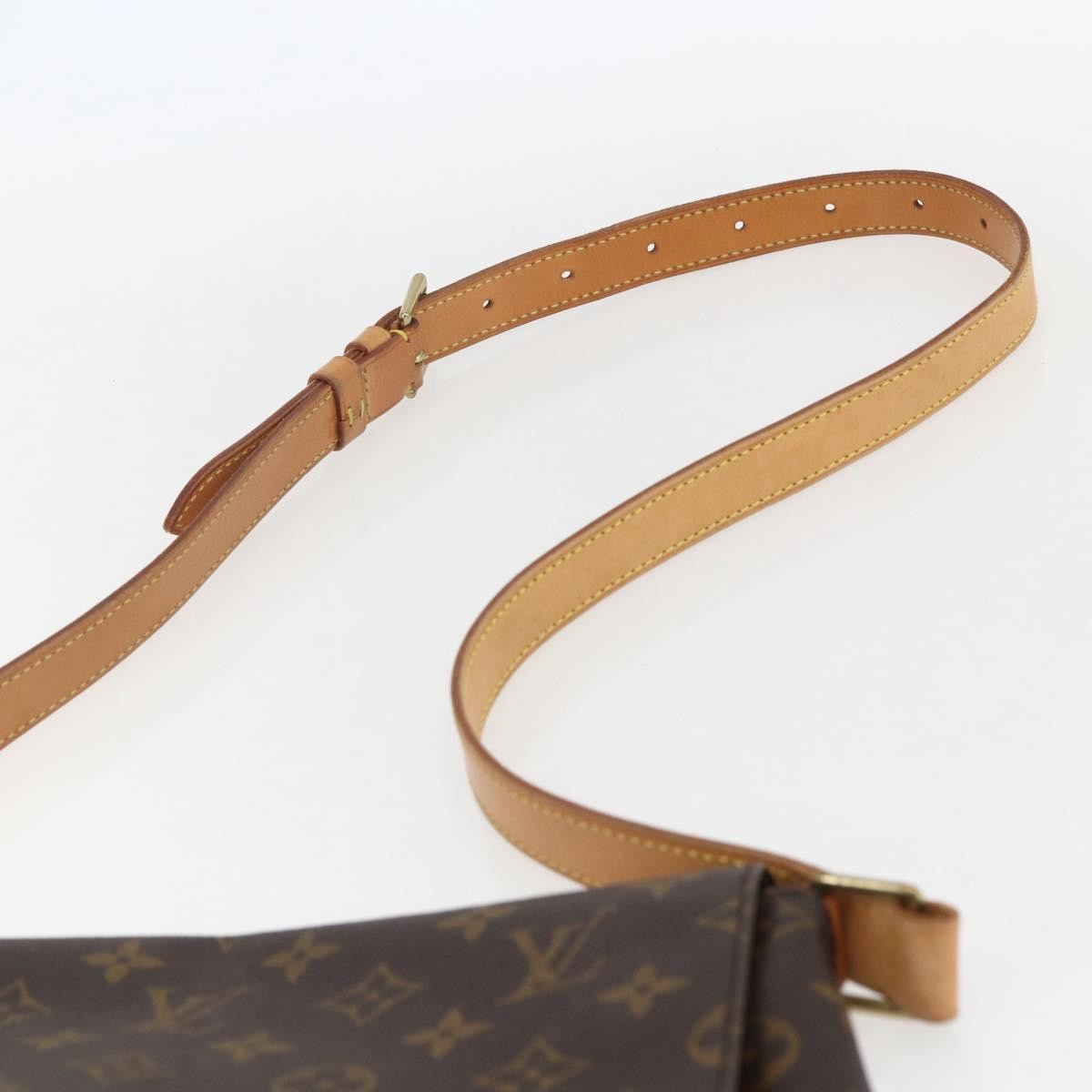 Louis Vuitton Musette Salsa Handbag Monogram Canvas Brown Canvas Shoulder Bag Bag (Pre-Owned)