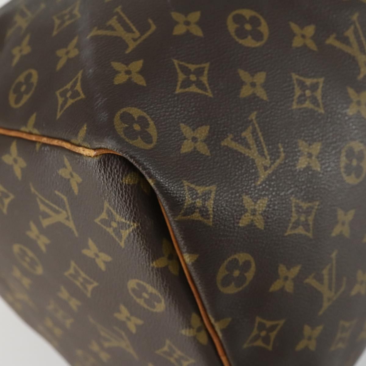 Louis Vuitton Keepall Bag Monogram Canvas Brown Canvas Travel Bag Bag (Pre-Owned)