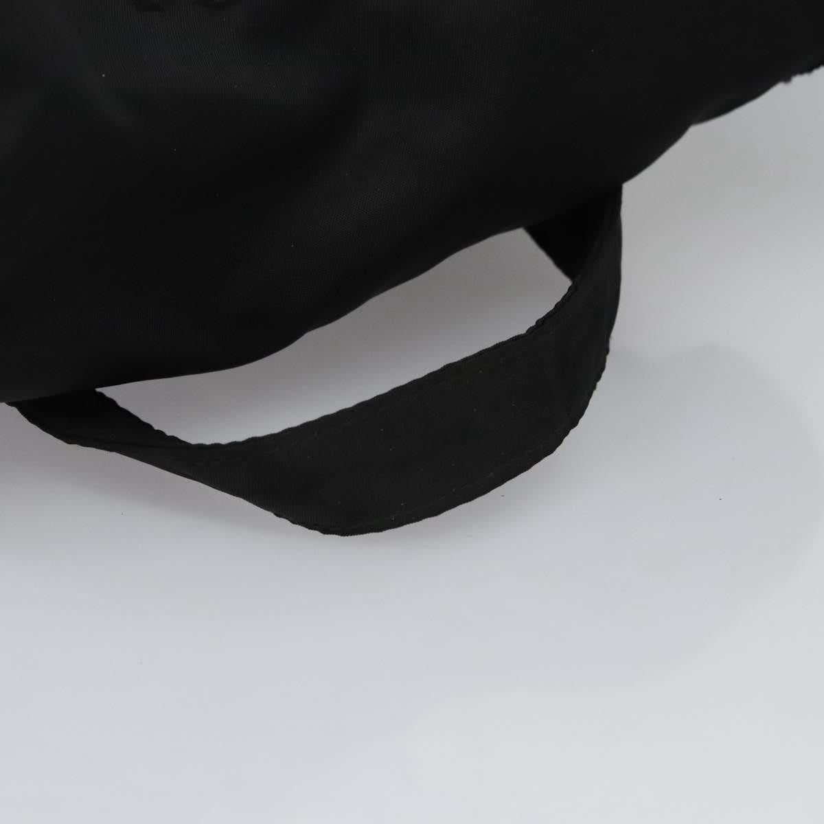 Prada Flap Drawstring Backpack Tessuto Black Nylon Backpack Bag (Pre-Owned)