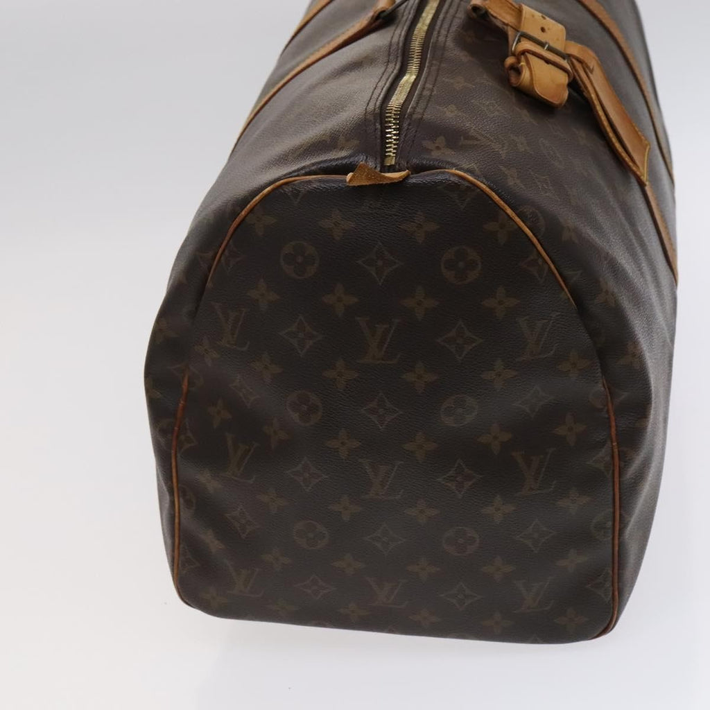 Louis Vuitton Keepall Bag Monogram Canvas Brown Canvas Travel Bag Bag (Pre-Owned)
