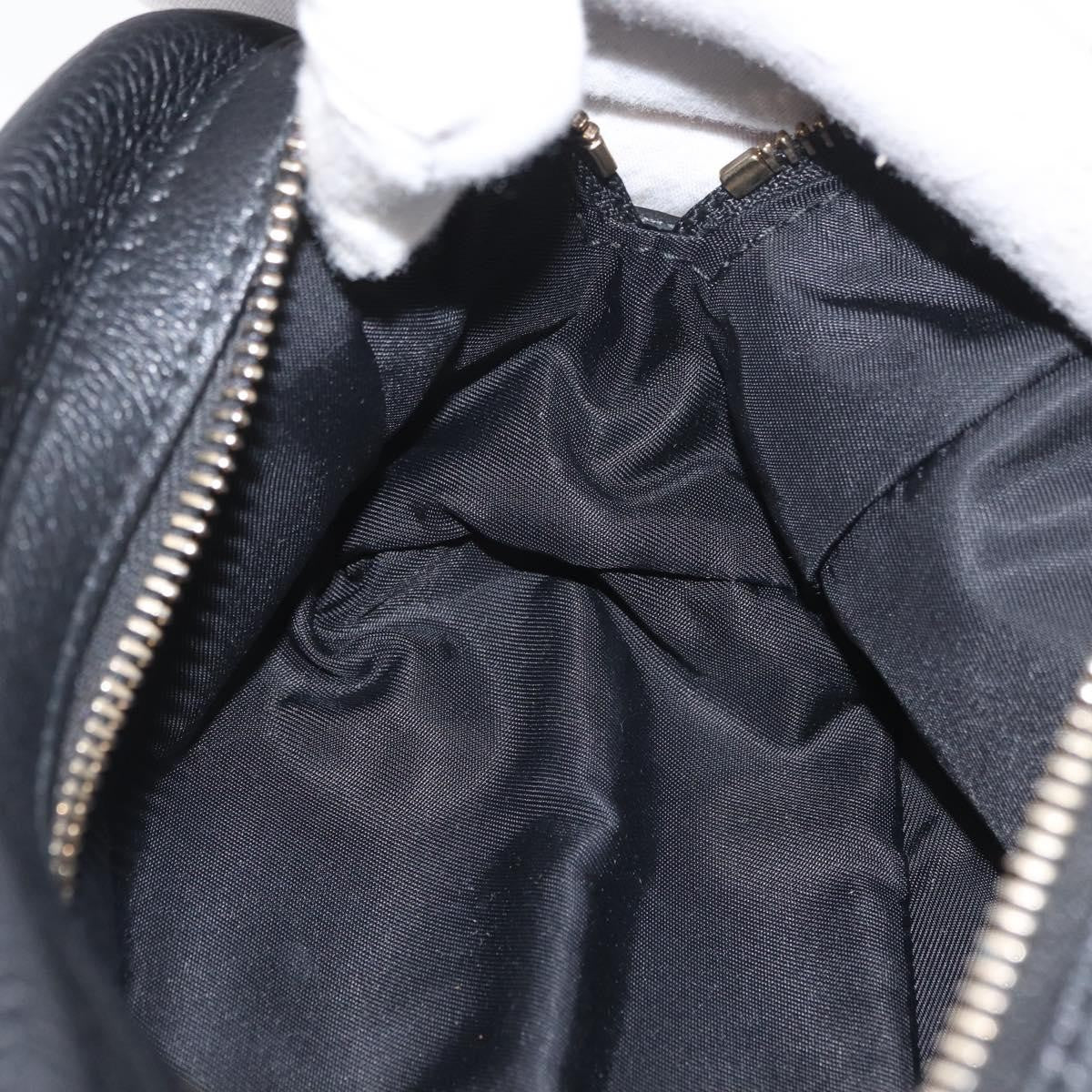 Gucci Soho Toiletry Pouch Leather Black Leather Clutche & Pouche Bag (Pre-Owned)