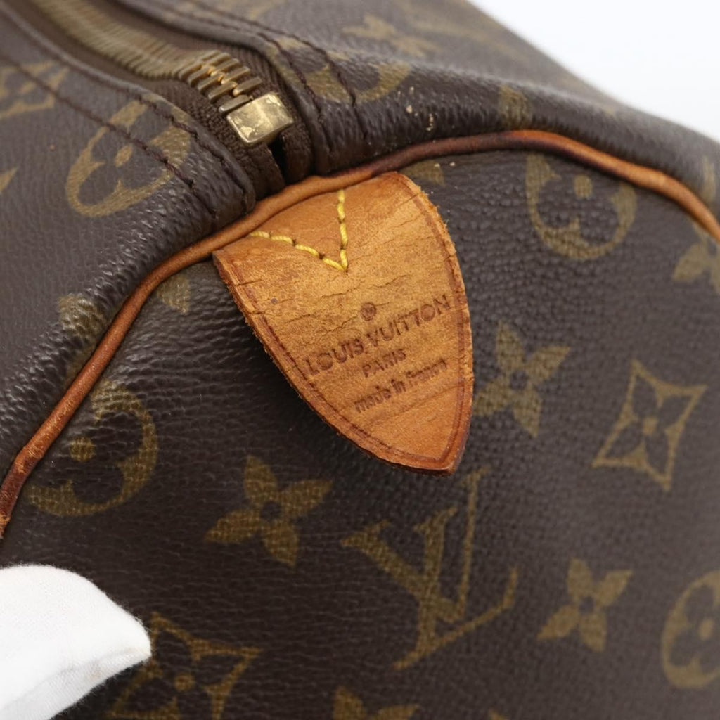Louis Vuitton Keepall Bag Monogram Canvas Brown Canvas Travel Bag Bag (Pre-Owned)