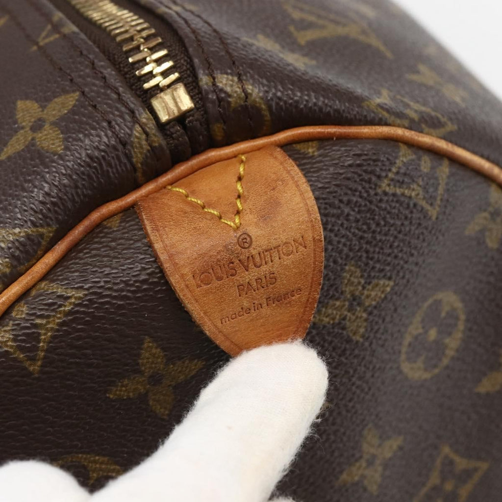 Louis Vuitton Keepall Bag Monogram Canvas Brown Canvas Travel Bag Bag (Pre-Owned)
