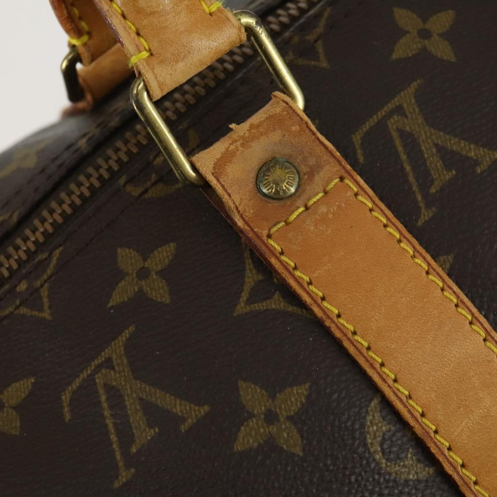 Louis Vuitton Keepall Bag Monogram Canvas Brown Canvas Travel Bag Bag (Pre-Owned)