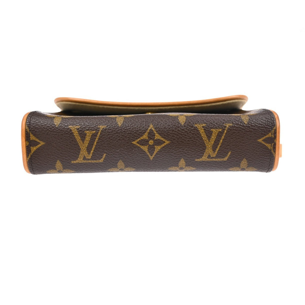 Louis Vuitton Florentine Waist Bag Monogram Canvas Brown Canvas Clutche & Pouche Bag (Pre-Owned)