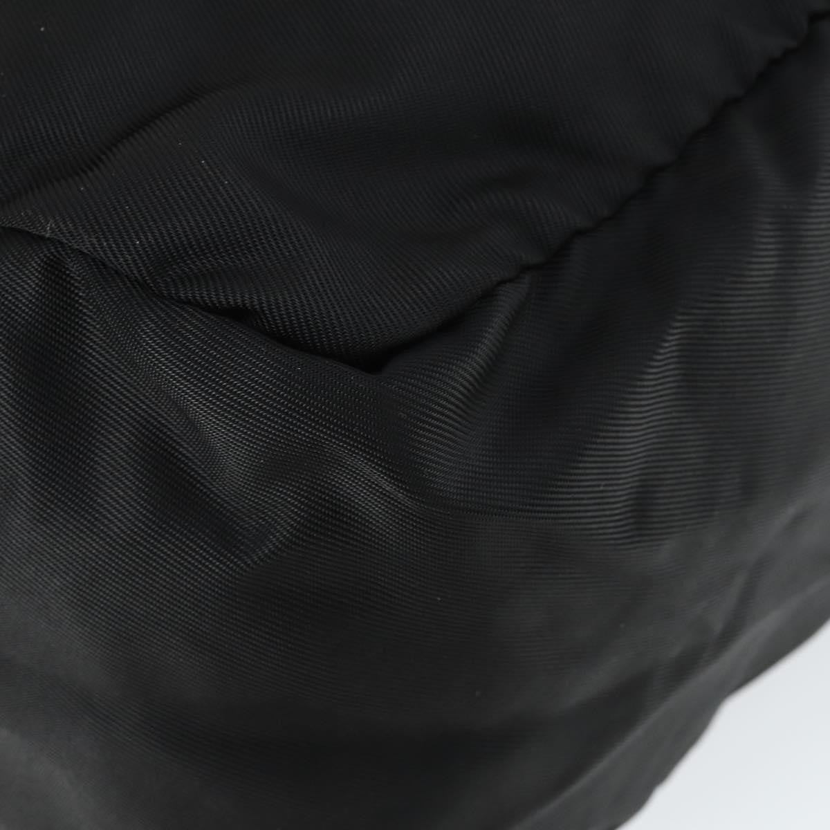 Gucci Vintage Travel Bag Nylon Black Nylon Travel Bag Bag (Pre-Owned)