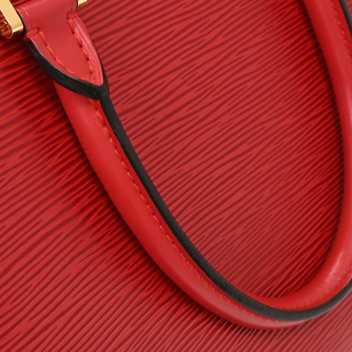 Louis Vuitton Pont Neuf Handbag Epi Leather Red Leather Handbag (Pre-Owned)