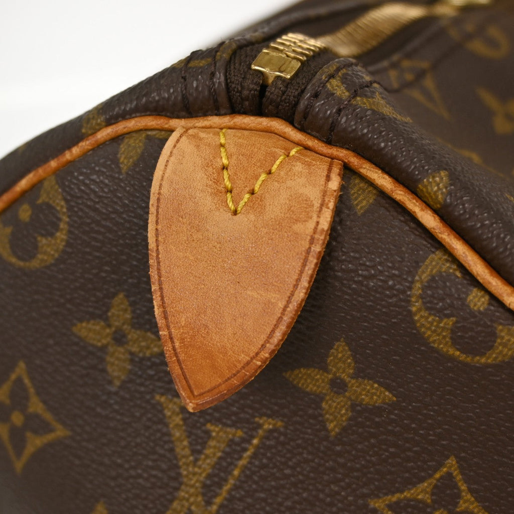 Louis Vuitton Keepall Bag Monogram Canvas Brown Canvas Travel Bag Bag (Pre-Owned)